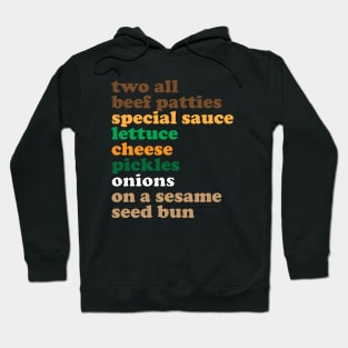 Two All Beef Patties - Burger Time Hoodie